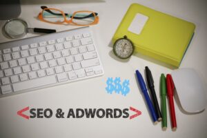 marketing experts working on PPC and SEO