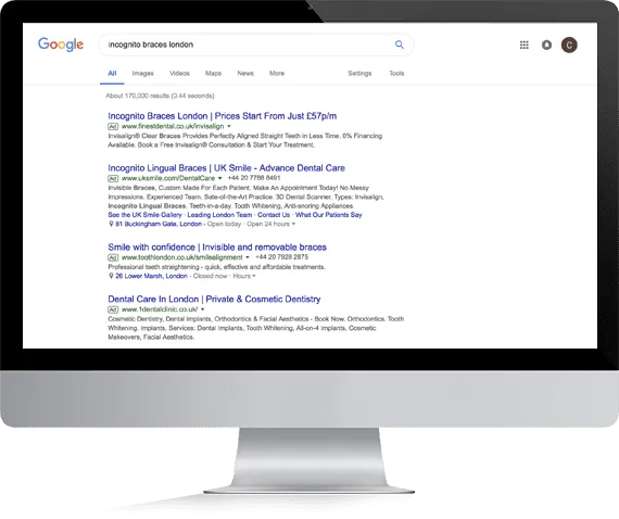 Google Ads agency campaign example