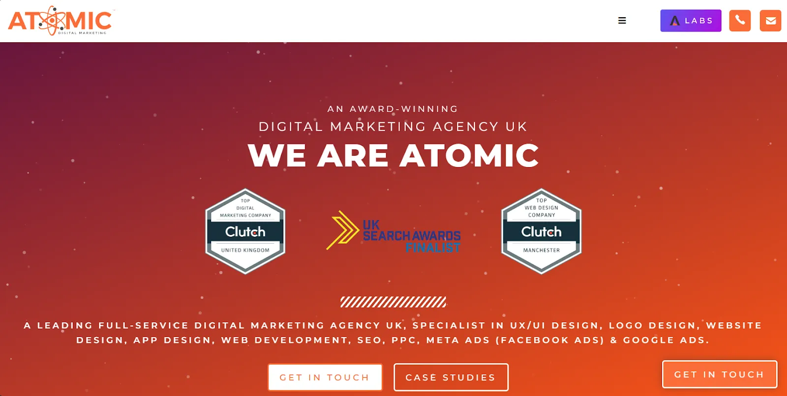 top 3 best UK digital marketing agencies logos and website