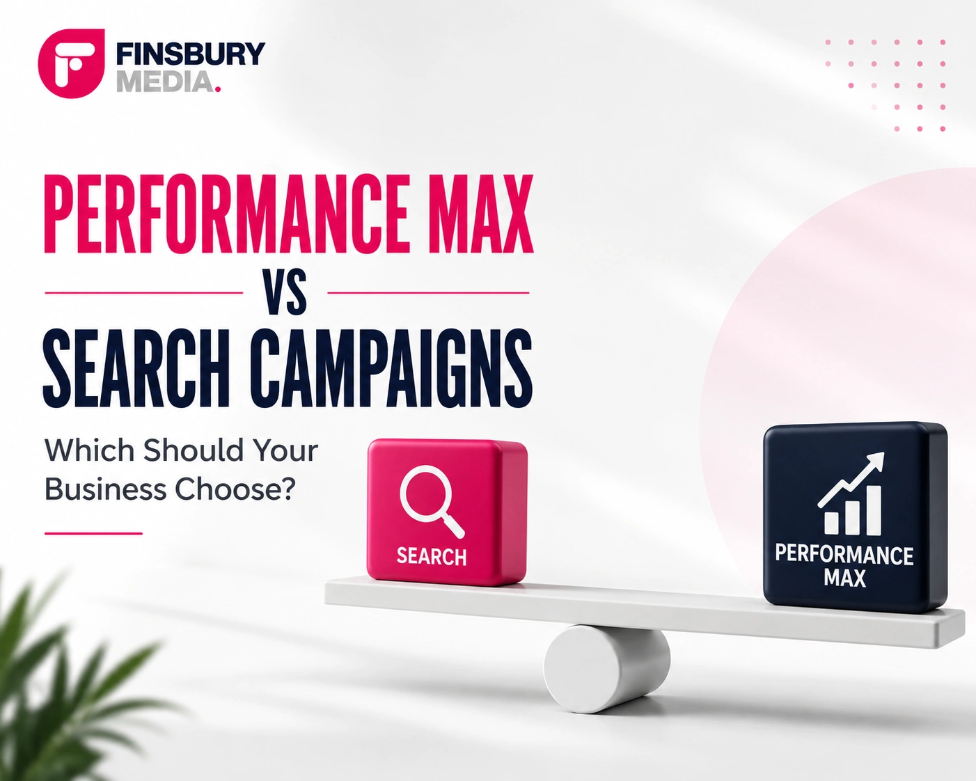 PCC agency showing Google Performance Max vs Search Campaigns